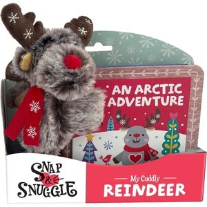 Snap & Snuggle An Arctic Adventure Christmas Plush Silicone Slap Bracelet & Book